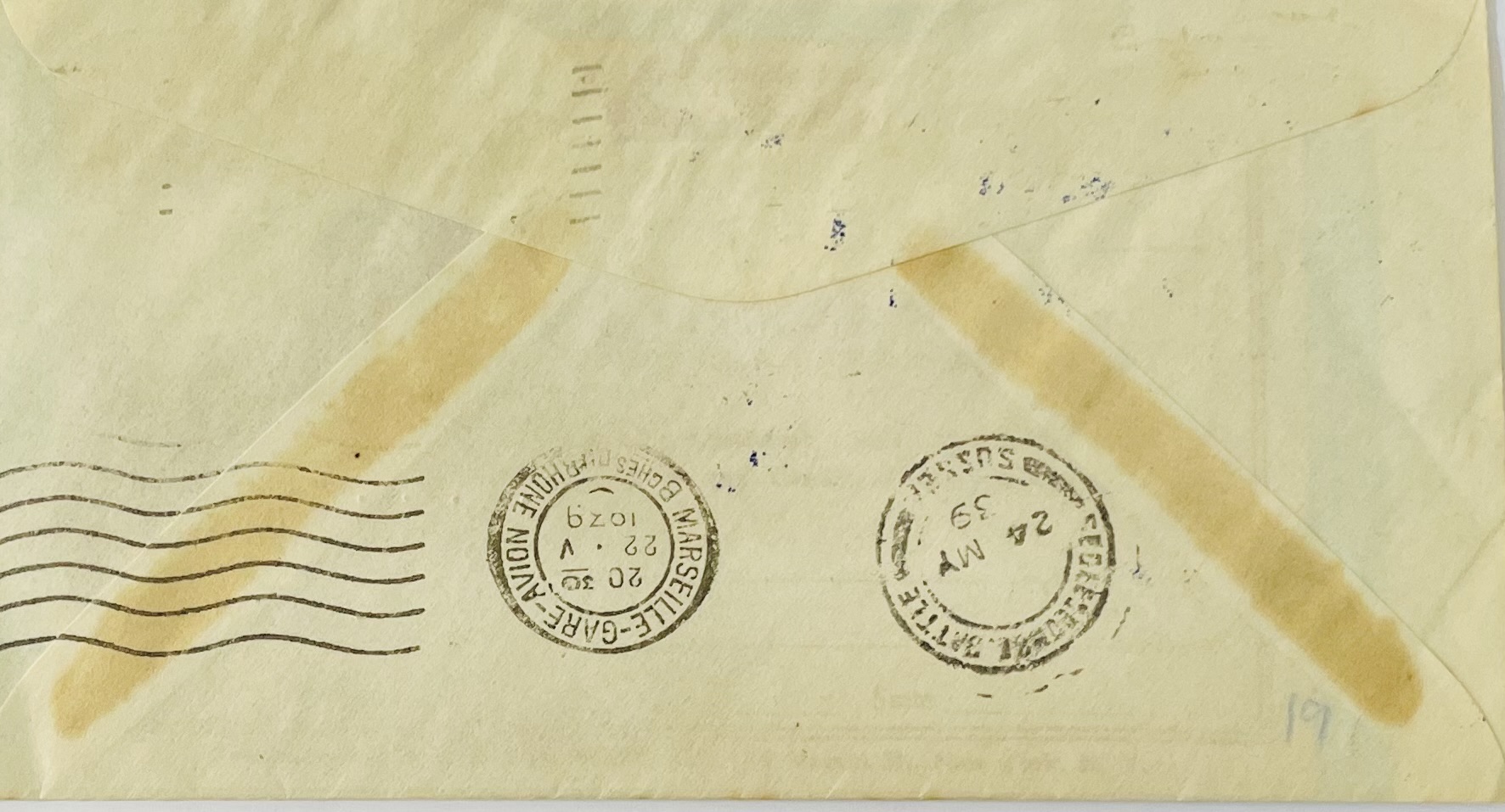 First Trans Atlantic Air Mail Service