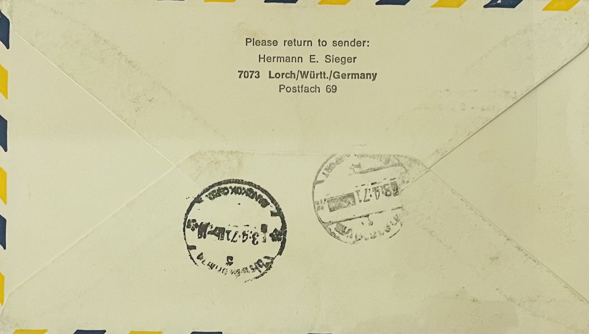 First Flight Bombay-Lufthansa