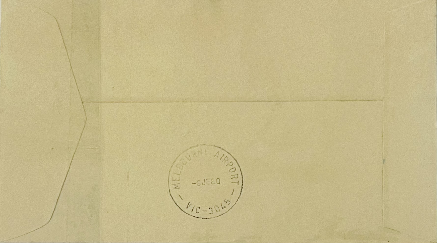 First Flight Bombay-Melbourne-Bombay