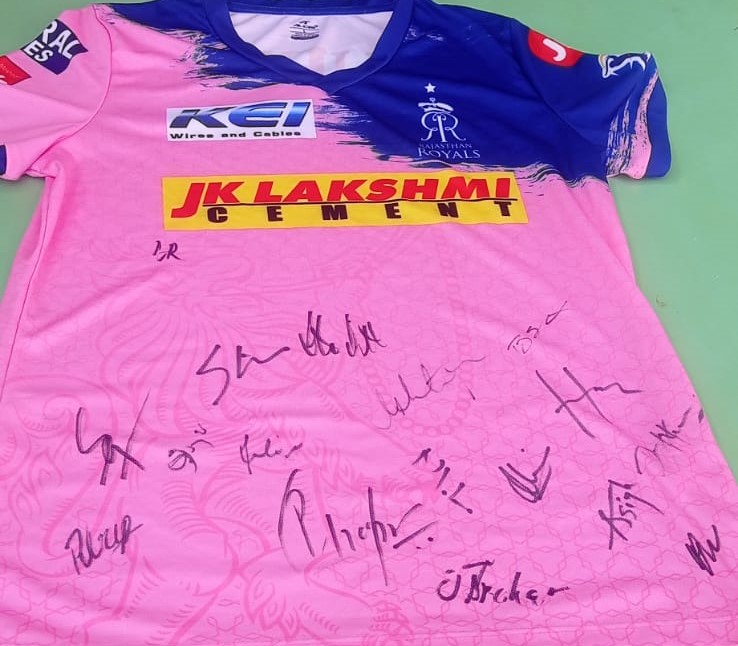 Rajasthan Royals Team Autograph on Jersey