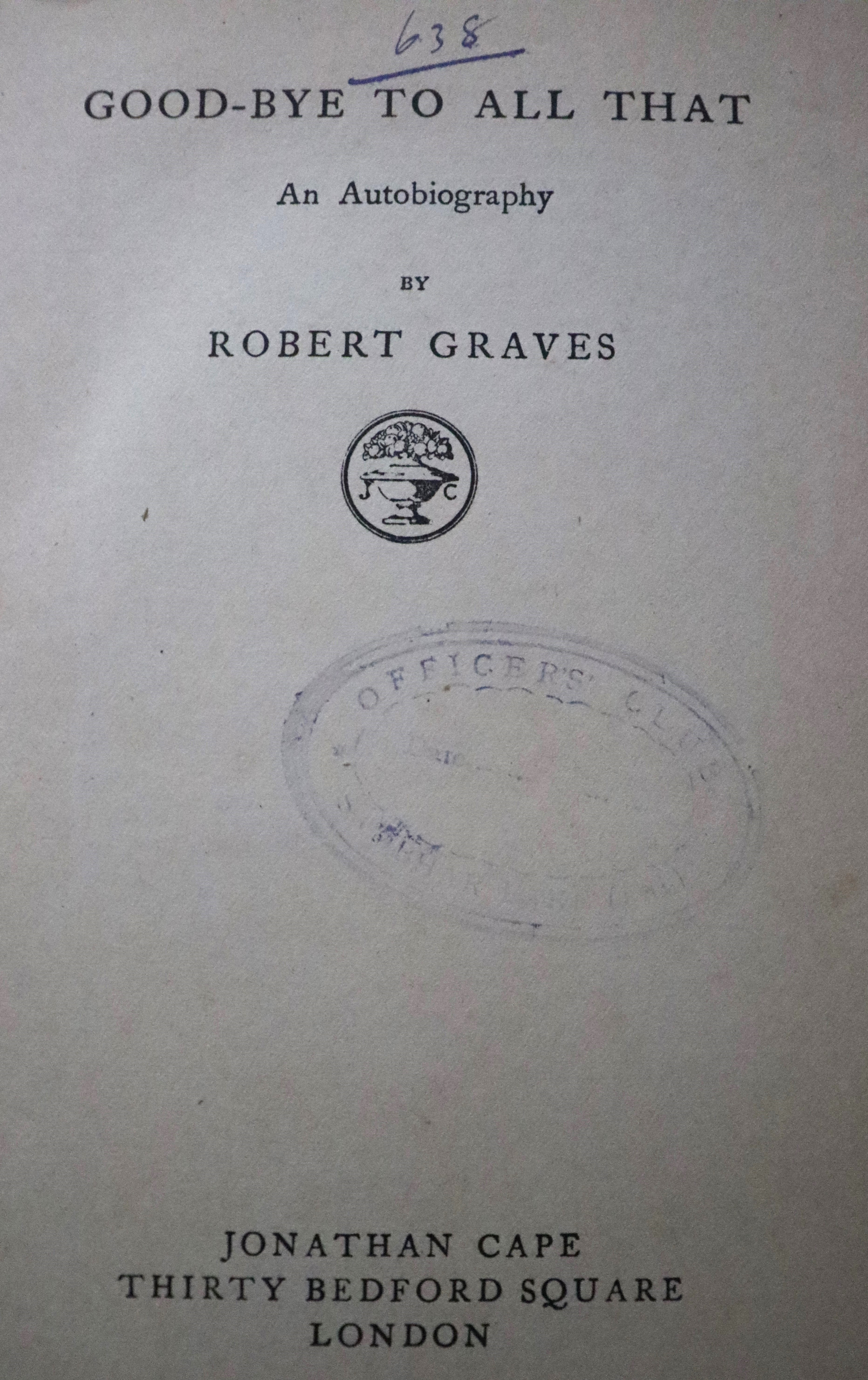 Good-Bye to All That