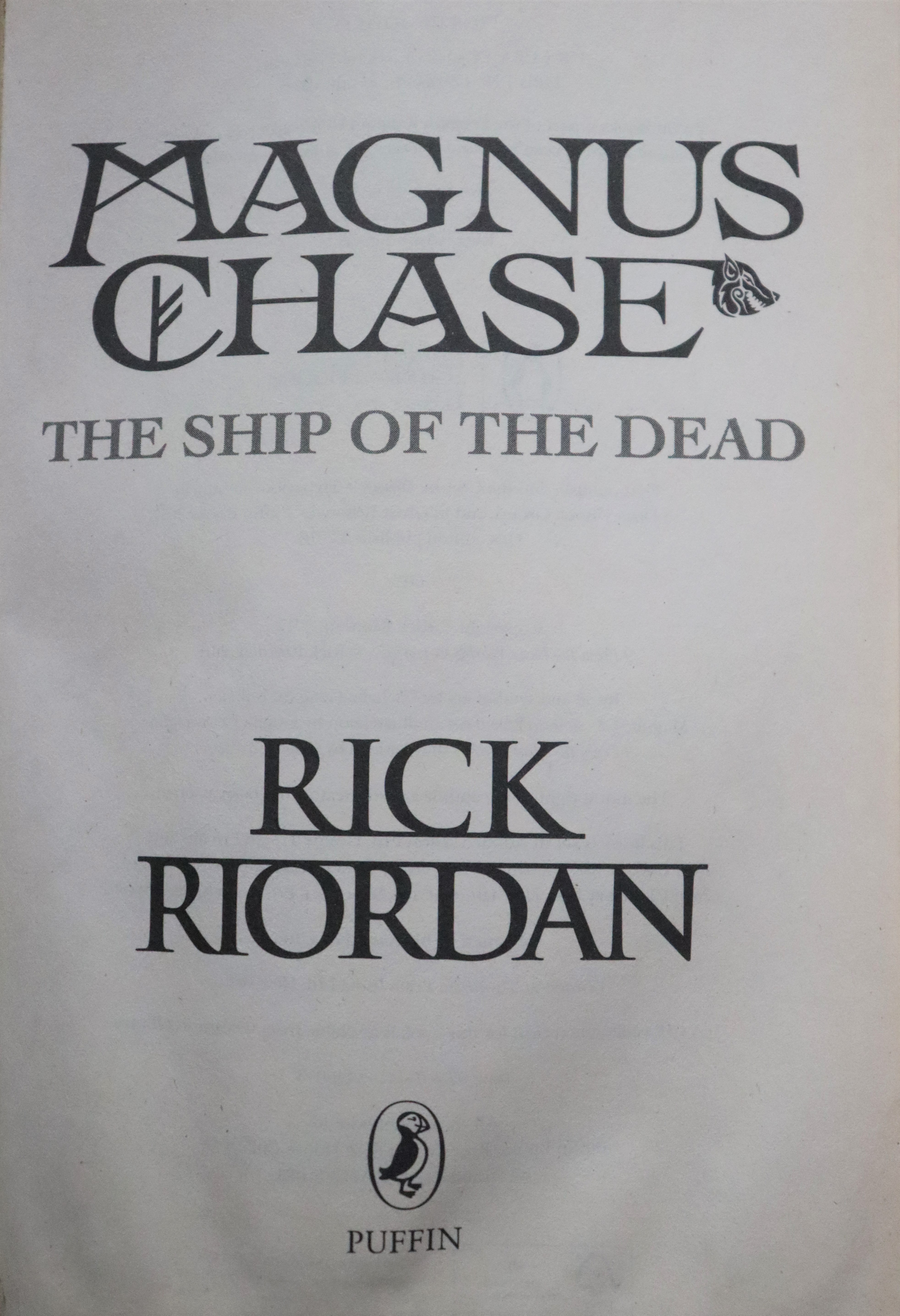 Magnus Chase : The Ship of The Dead