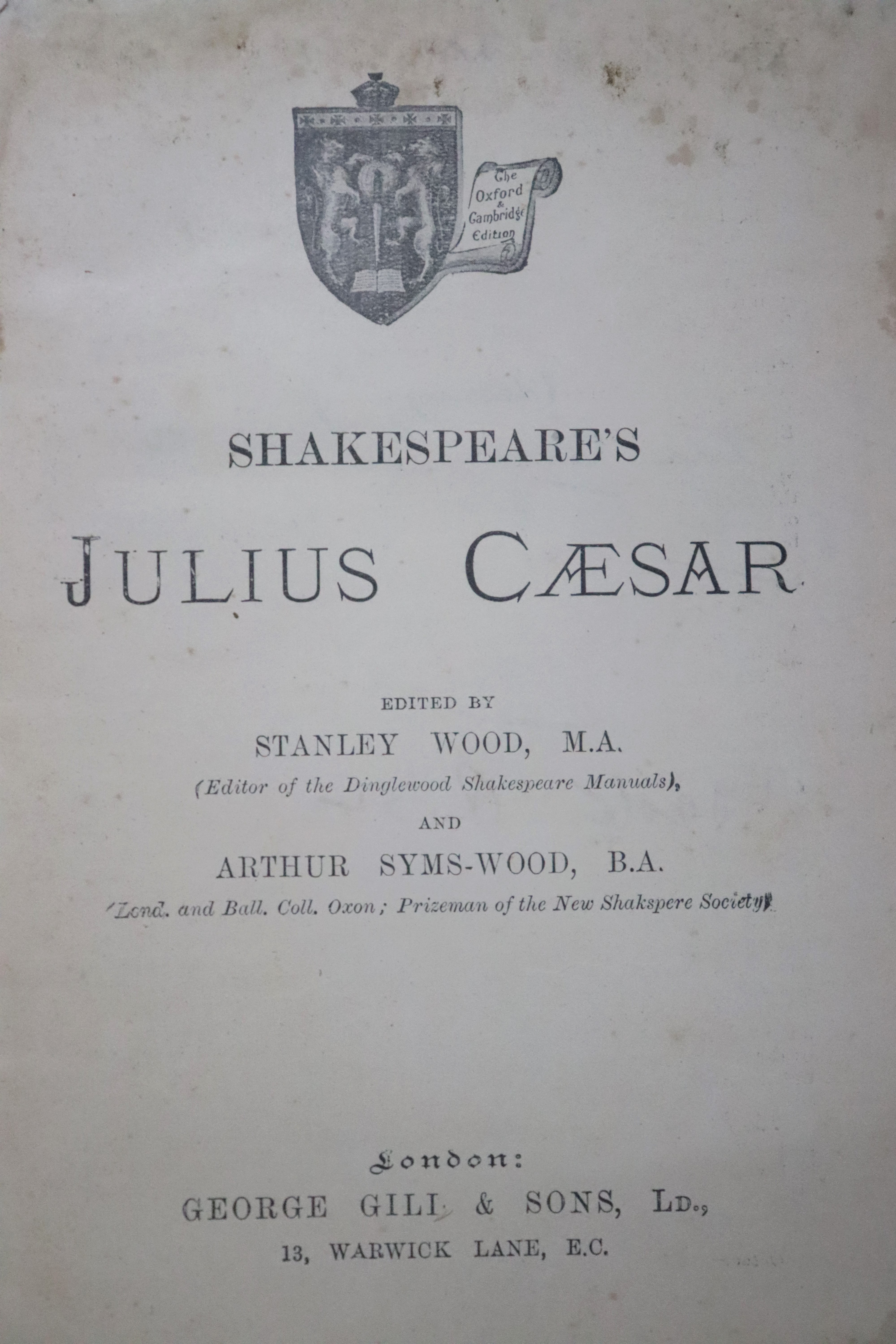 Shakespeares Julius Cesar