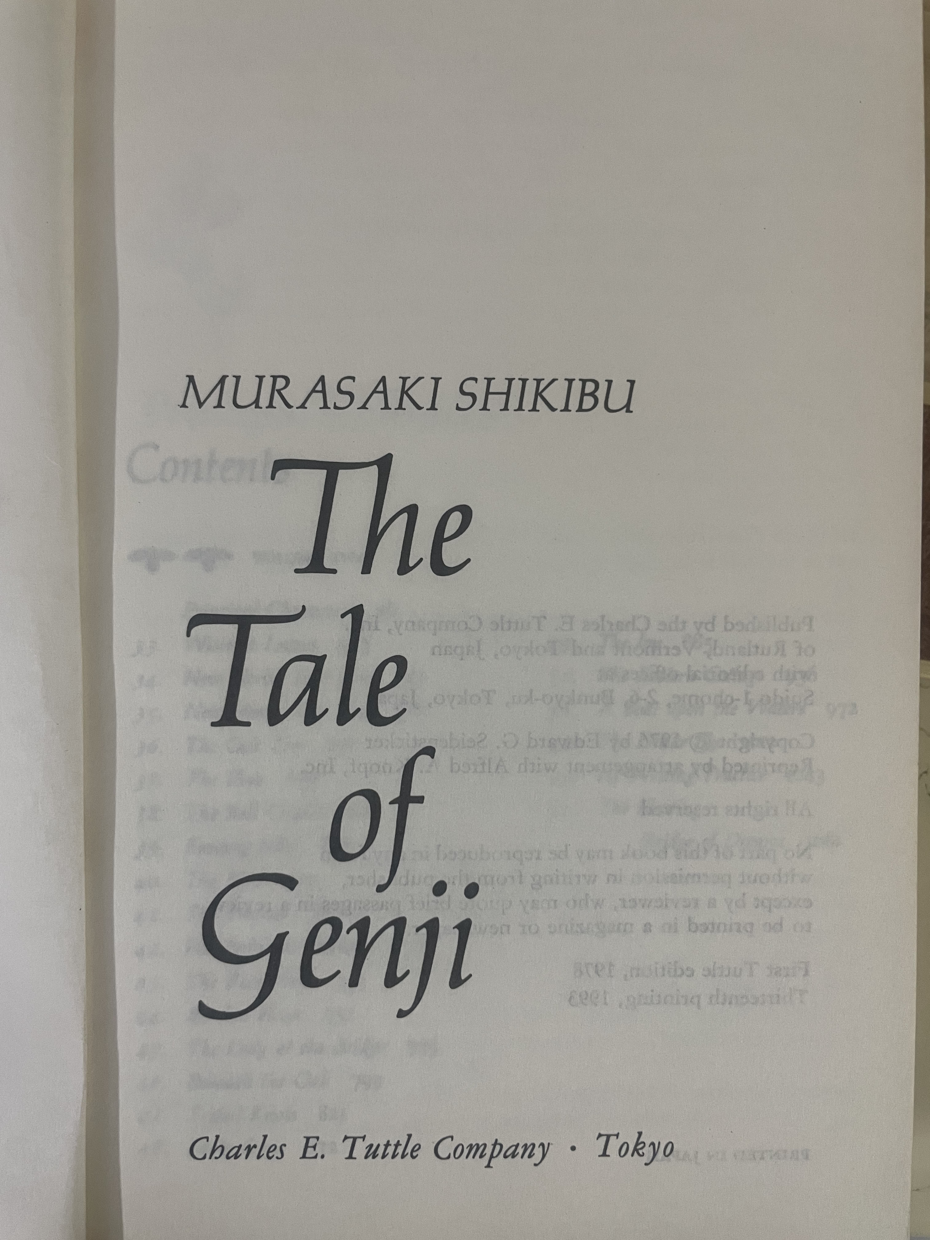 The Tale of Genji