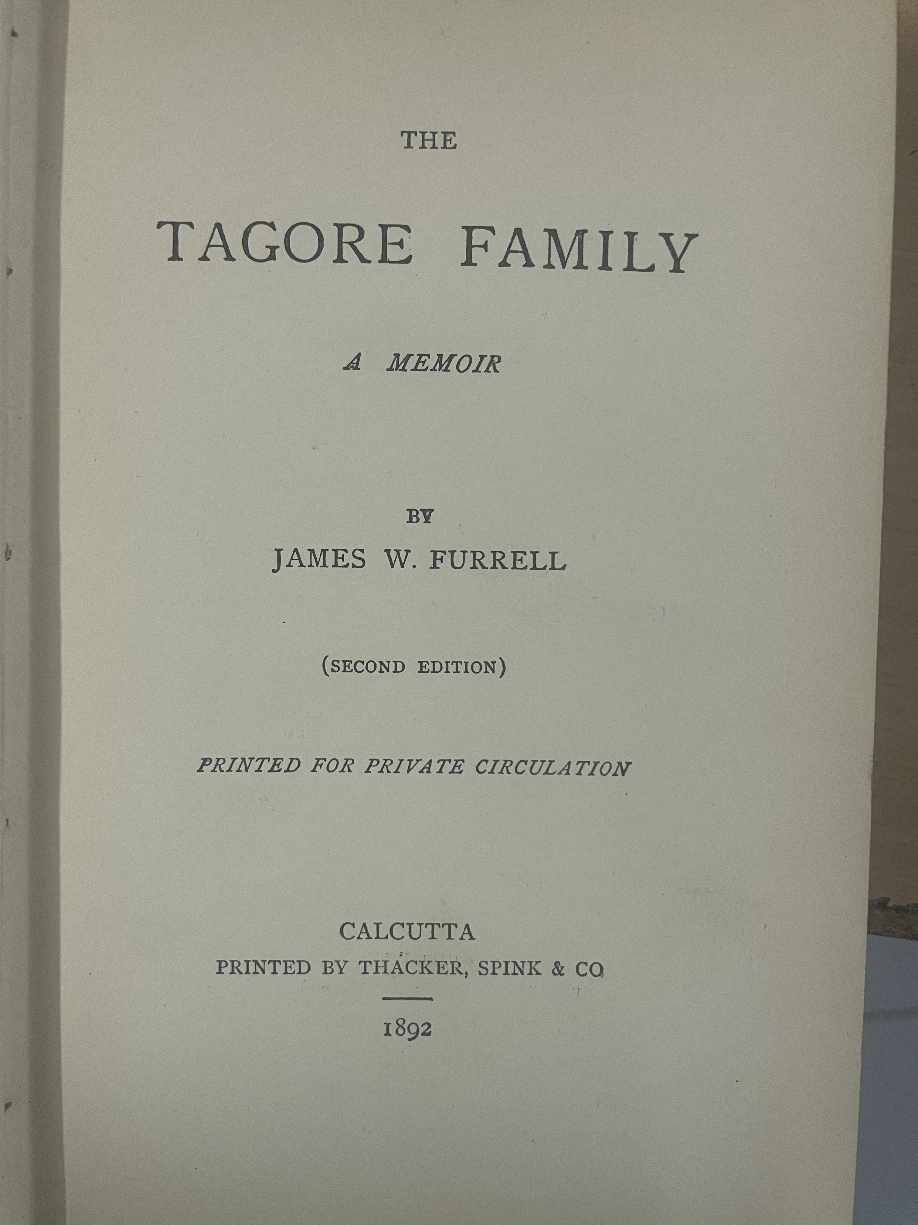 The Tagore Family