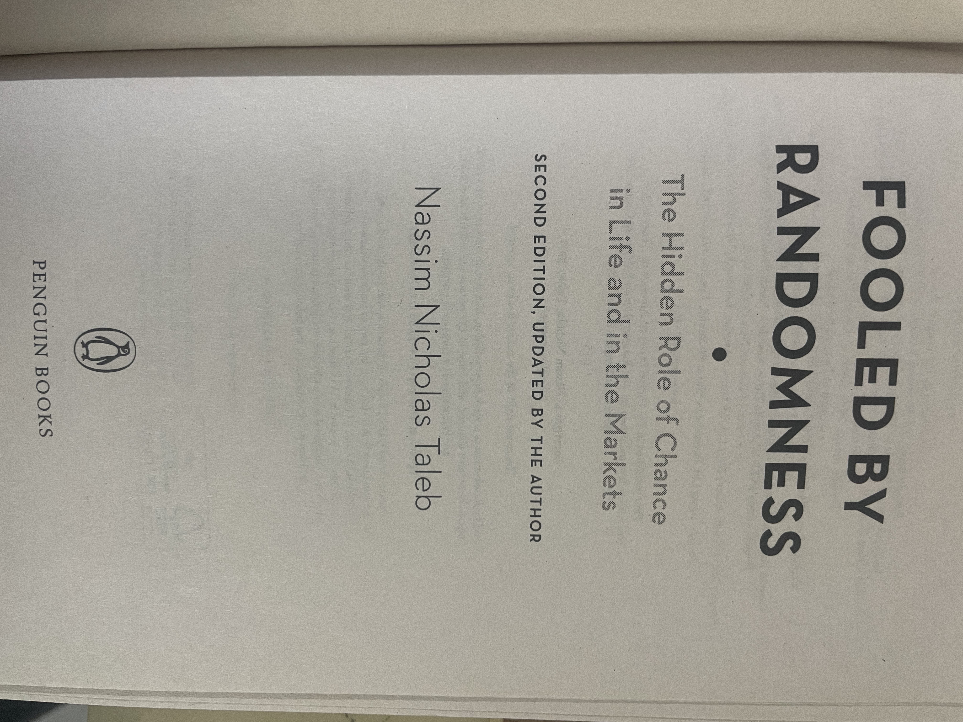 Fooled by Randomness