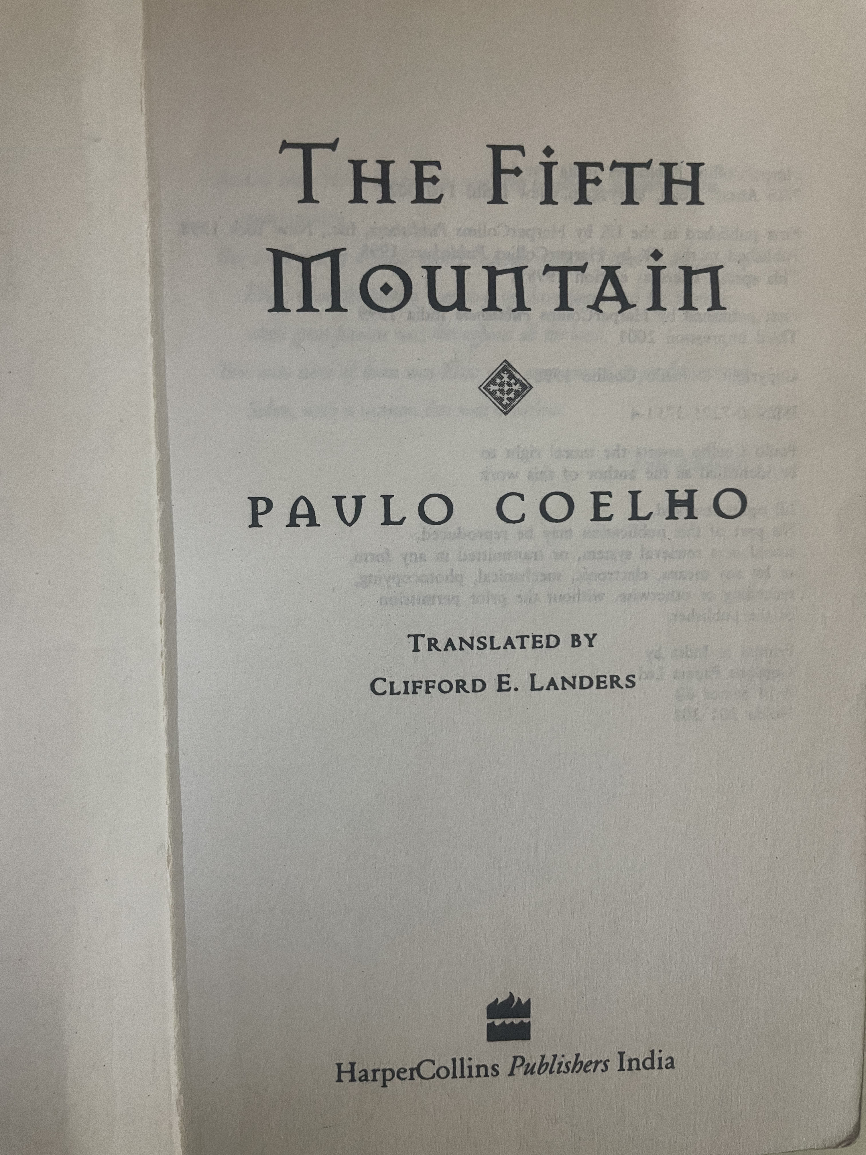 The Fifth Mountain