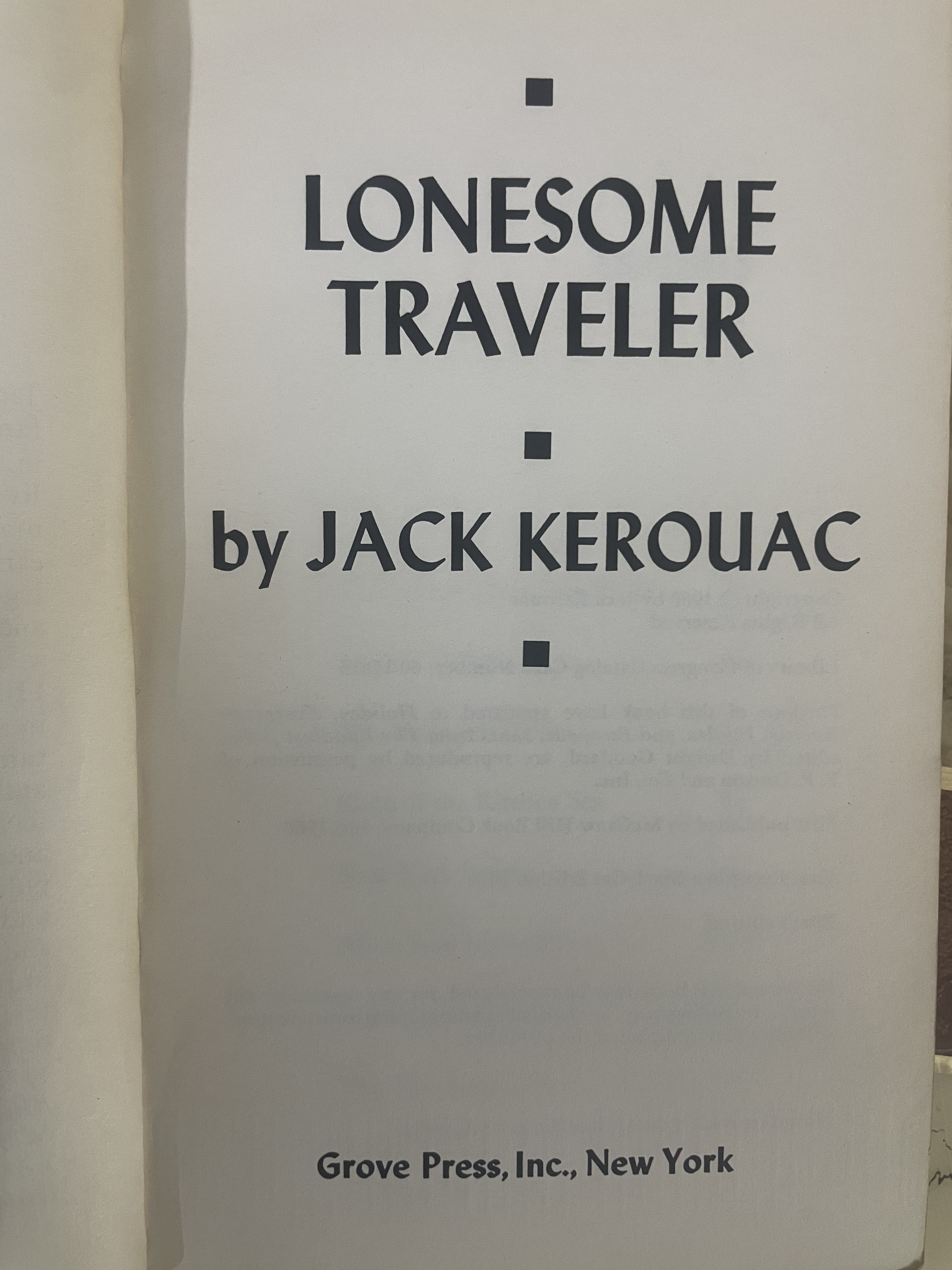 Lonesome Traveler