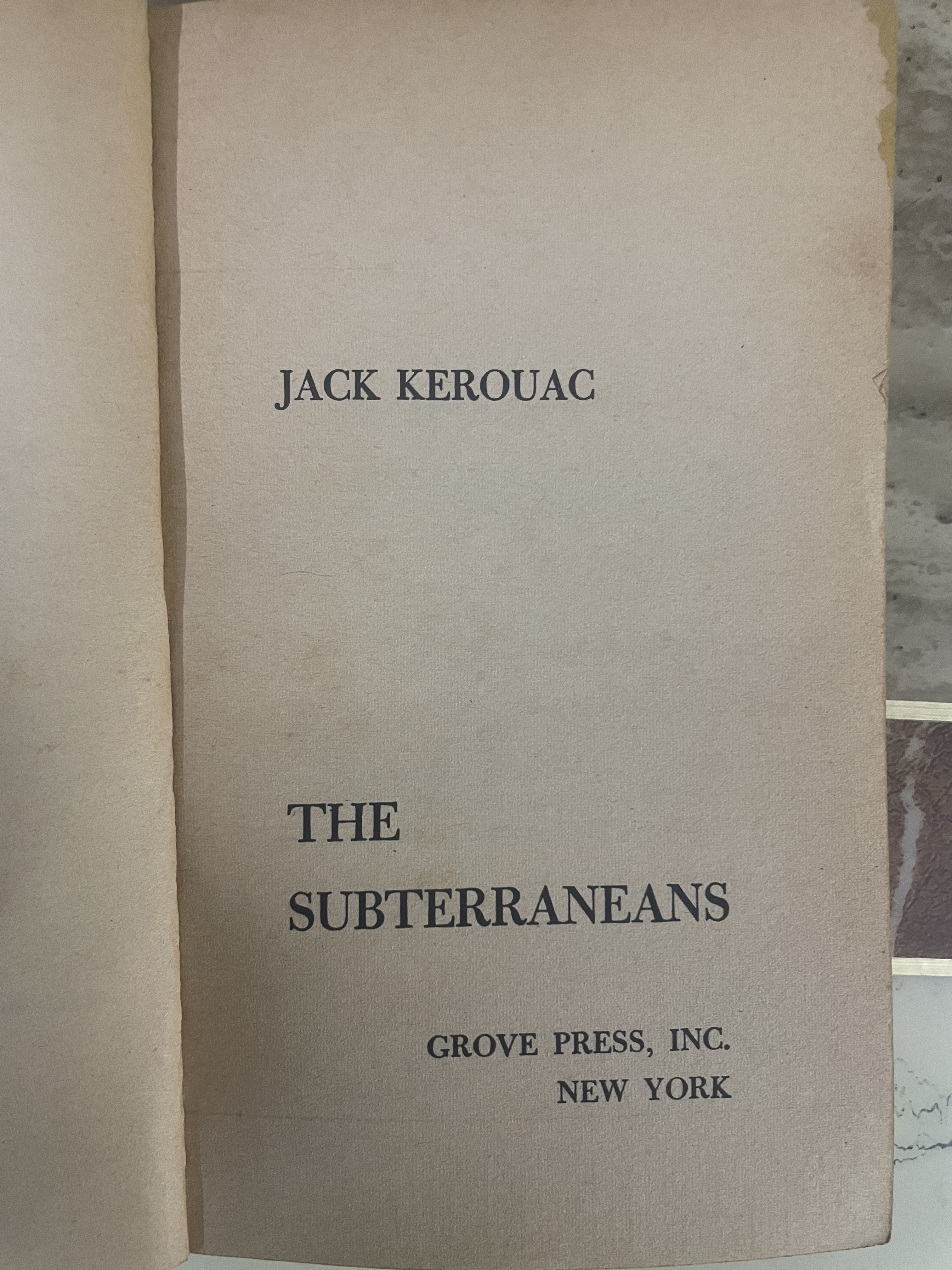 The Subterraneans